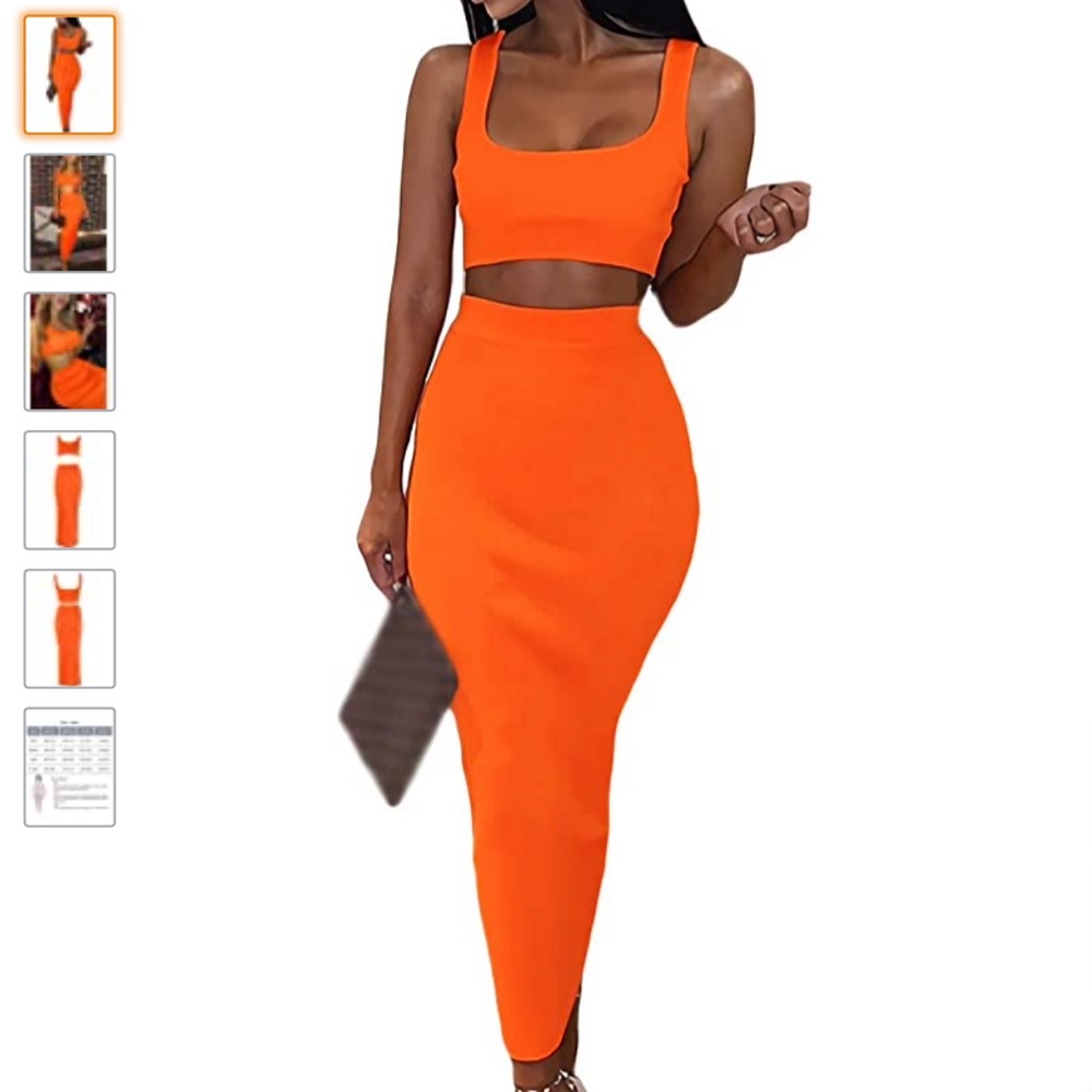 Orange Co-Ord Set